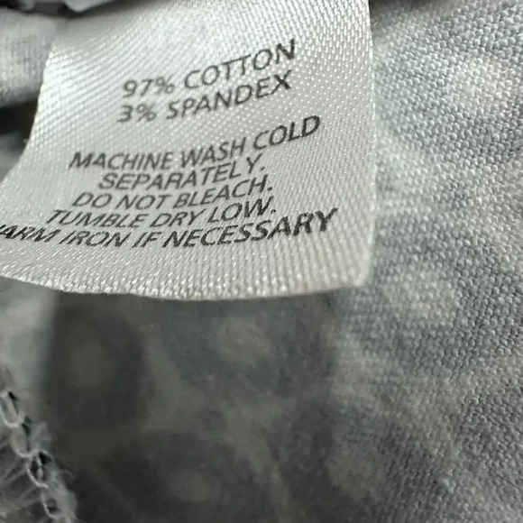 Crosby Women's Size 10 Pants Ankle Length Black White Pattern Stretchy - Picture 10 of 10